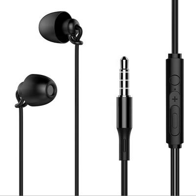 China High Quality Stereo Sound Noise Canceling Earphone Sleep Wired Sleep Earphone Wired Headphones For Mobile Phones for sale