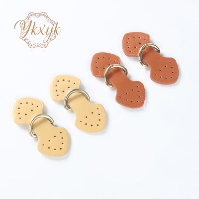 China Macaron Color DIY Latch Bag Buckle Accessories Luxury Handmade PU Leather Bags Decoration for sale