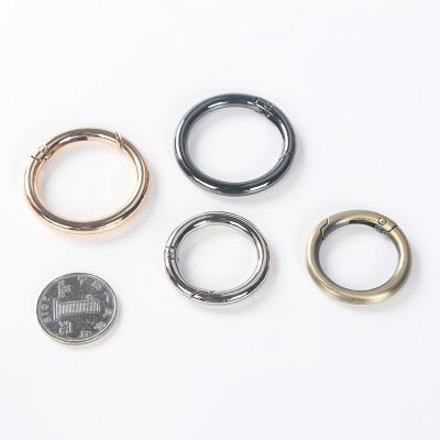 China 19mm Luxury Inner Ring Buckles Suitable For Overcoat Bags Decor Multi-Use Circular Metal Button Leather for sale