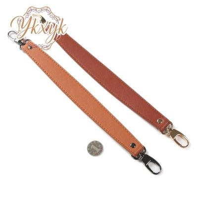 China Luxury Korean version of the boutique decompression replacement handle PU leather backflow pipe short style buckle strap bag accessories for sale