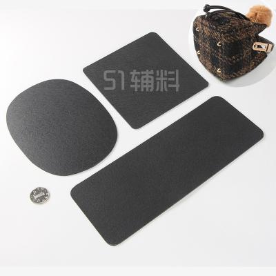 China Luxury Black Reinforced Handmade Plastic Bag Cushion Bag Base Plate Diy Party Accessories for sale