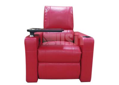 Cina Home Theater di cuoio rosso moderno che mette il sofà a sedere elettrico del salotto del Recliner in vendita