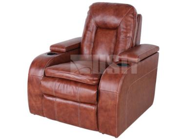 Cina Le serie della comodità di USIT scelgono il colore di Home Theater Seat Brown con il bracciolo riempito in vendita