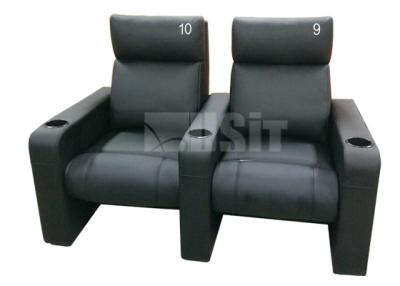 Cina Materiale super del cuoio genuino del sofà elettrico di cuoio del Recliner di 2 Seater in vendita