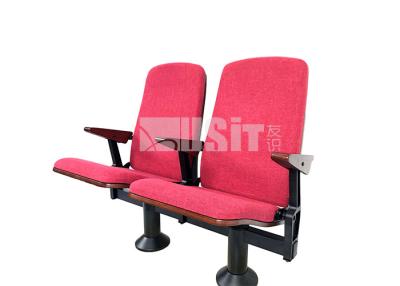 China Pierna de acero de Chaise Cinema Audience Chair With de la tela sola en venta