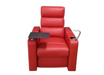 Cina Caricatore domestico di cuoio di Sofa Modern Recliner Chair With USB del cinema in vendita