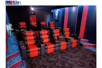 Cina Recliner di lusso Seat del cinema del sofà 700MM Microfiber del Recliner del teatro in vendita