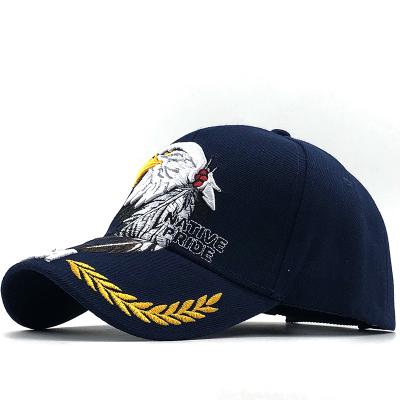 China USA COMMON Trucker Hats & Baseball Caps Eagle Head Embroidery Peaked Caps for sale