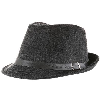 China 56-58cm Soft Color Men Soild Autumn And Winter Imitation Fifties Old Man Hat Front Hat Mink Hair Peaked Hats Mens Winter for sale