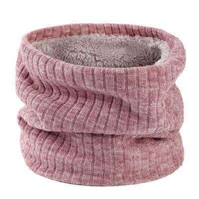 China 2020 COMMON bundled warm knitted scarf for men and women outdoor fashion thickened single loop neck blanket for sale