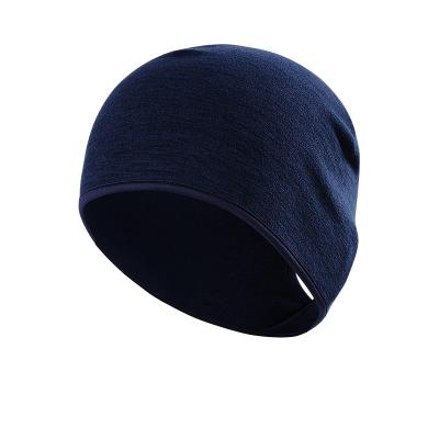 China Newly designed European and American COMMON winter fleece hearing protection ladies outdoor riding warm hat ponytail cationic hat for sale