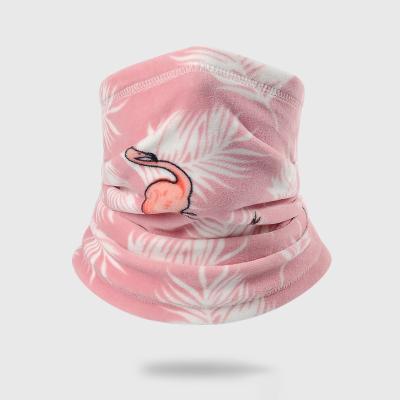 China Windproof Kids Ski Face Scarf Double Sided Sports Bibs 3D Fleece Printed Warm Cold Collar Outdoor Sport Face Mask Manufacturers for sale