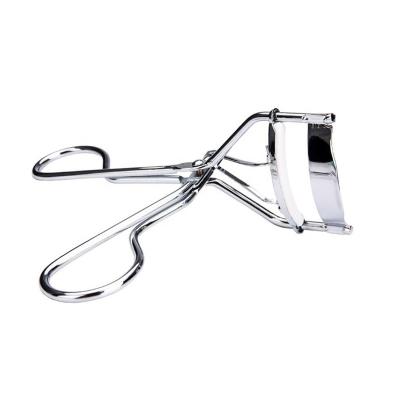 China Create Natural Curling Eyelash Metal Eyelash Curler Professional Silver Private Label for sale