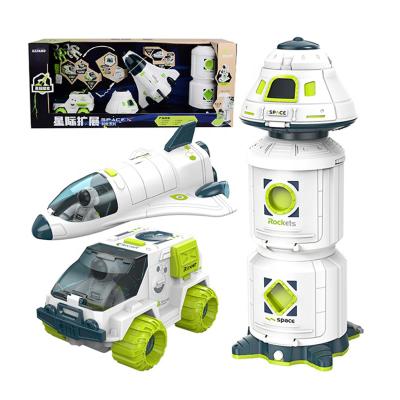 China Toy Creative Space Station Toddler Diecast Toy For Science Lab Funny Kit Kids Educational Toys On Sale for sale