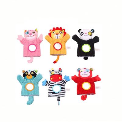 China Custom Cheap Wholesale High Quality Kawaii Custom Made Finger Puppet Doll Children Soft Hand Stick Finger Cartoon Plush Puppet for sale