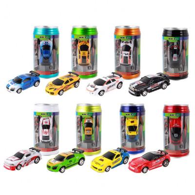 China Electronic RC Hobby Vehicle Toys 1:63 POP-TOP Coke Can Random Mini RC Radio Control Racing Cars for sale