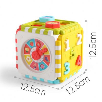 China Baby Cube Toy Pursue Six-Sided Box Montessori Shape Match Baby Activity Game Cube Educational Toy Infant Developmental Toys for sale