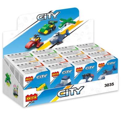 China Hot Selling Educational Building Toy ABS City Set Building Blocks For Children for sale