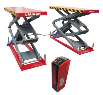 China Project Auto Scissor Car Launch Car Scissor Lift Hydraulic Scissor Car Lift 1580X520mm for sale