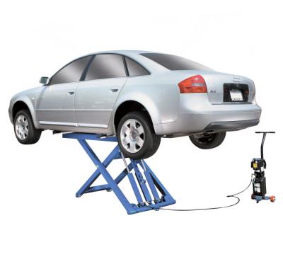 China Mobile Mid Rise Scissor Lift Portable Car Hoist Automatic Lift 2800kg / 6200Lbs for sale