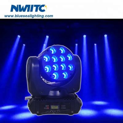 China 1-10 times/sec. Wholesale night club light dmx 12x10w rgbw 4in1 led moving head beam for sale