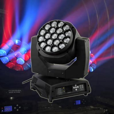 China Hotel clay beam 19x15w paky wash b bee eye k10 moving head led stage light for sale