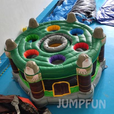 China PVC Tarpaulin Inflatable Beat A Mole Games For Kids Team Building Inflatable Games for sale