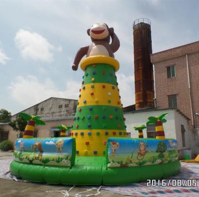 China PVC Tarpaulin Monkey Park New Inflate Human Climb Climb 7m Kids Inflate Soft Climb Mountain Climbing for sale