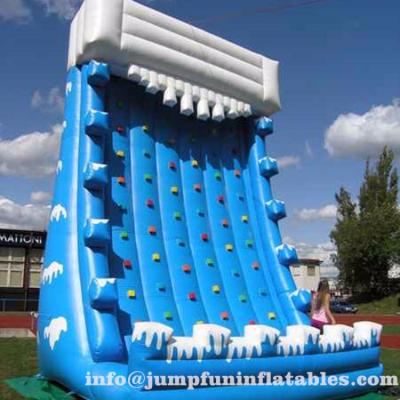 China 2021 PVC Kids Climbing Inflatable Wall Rent Commercia Kids Rocking Mountain for sale