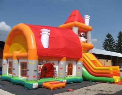 China Outdoor Or Indoor Large Size Kids Jumping Combo Castle Inflatable Bounce House From China for sale