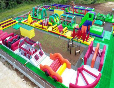 China Bigger Outdoor Or Indoor Inflatable Obstacle Course Inflatable Playground For Sale for sale