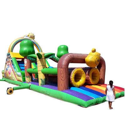 China Factory Price Outdoor Or Indoor Inflatable Obstacle Course Lovely Inflatable Slide For Boys And Girls for sale