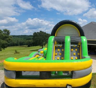 China Outdoor Or Indoor Inflatable Obstacle Course Kids Outdoor Inflatable Playground Slide for sale