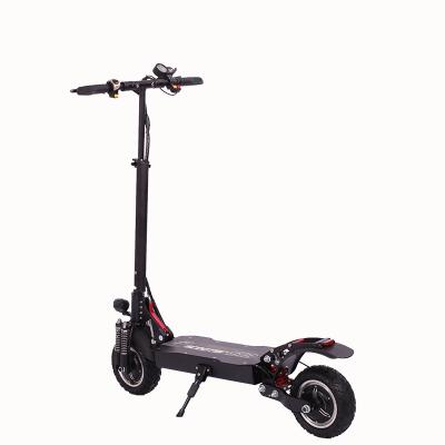 China China Factory 48v 2400w 18ah Foldeable 10 Inch Big Two Wheel 2 Fast Folding 200kg Person Load Off Road Electric Scooter for sale