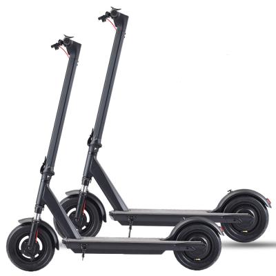 China Newest Wholesale 10 Inch Unisex Off Road Folding Adult Electric Scooter With Front Led Light for sale