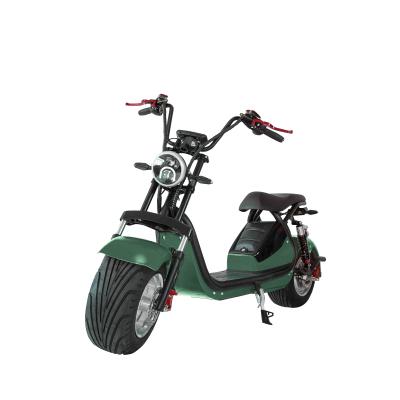 China 2000W LCD display screen fat tire citycoco electric motorcycle scooter for sale