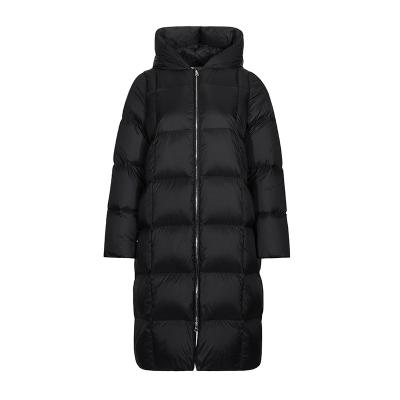 China Waterproof Ready For Boat Fashion Design Women Light Long Goose Down Winter Quilted Jacket for sale