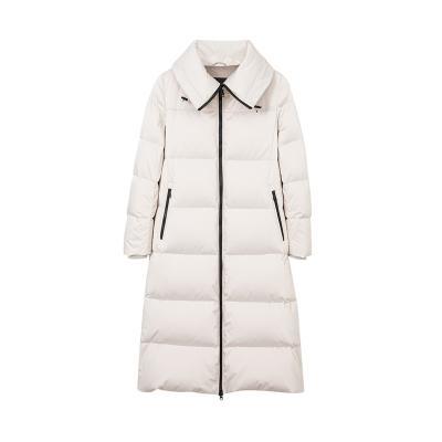 China Waterproof Ready For Boat Women's New Arrival High Quality Goose Down Winter Long Jacket for sale