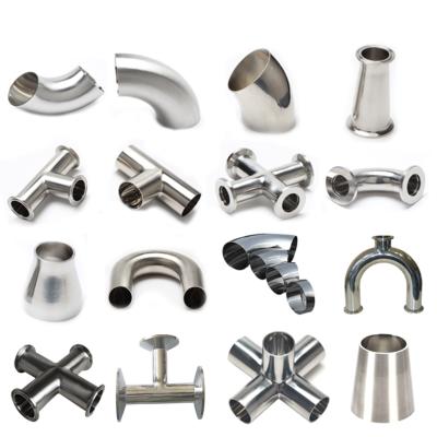 China Food factory direct sales ss fittings pipe fittings astm, high quality grooved 4 inch pipe fittings for sale