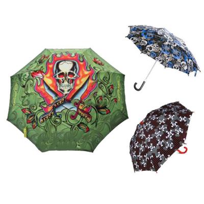 China China Skull Punk Straight Umbrella for sale