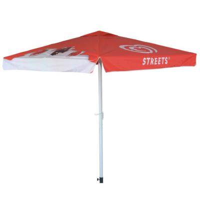 China China Outdoor Furniture Umbrella Manufacturer Promotional Square Red Outdoor Patio Umbrella for sale