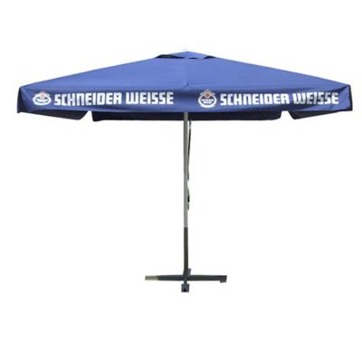 China Outdoor Furniture 4panels Square Advertising Outdoor Sunshade Restaurant Umbrella for sale