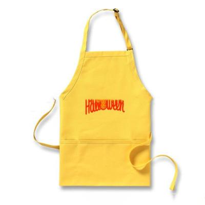 China home & Kitchen Logo Printed Birthday Yellow Apron for sale