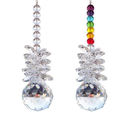 China China Rainbow Fengshui Sun Catcher Window Prism Window Chime Crystal Bead Chain for sale