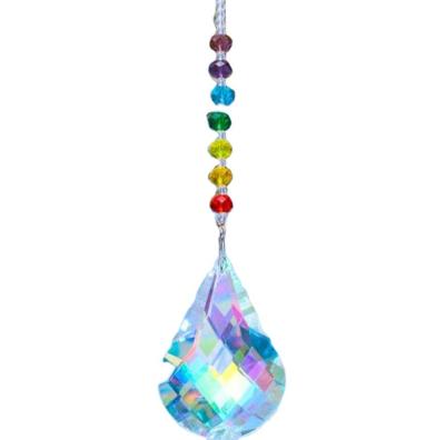 China China Rainbow Fengshui Sun Catcher Window Prism Window Chime Crystal Bead Chain for sale