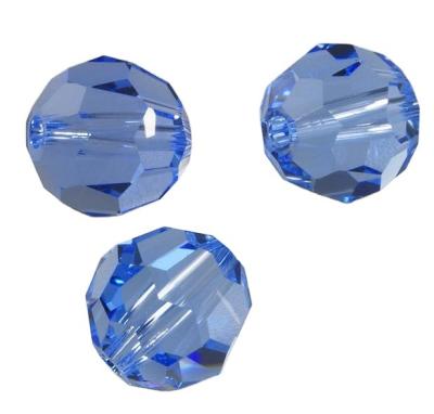 China Jewelry Crystal Glass Faceted Cut Round Round Beads Balls For Ornament Embellishment for sale