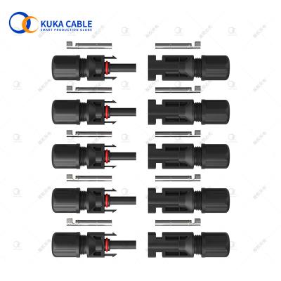 China Solar Power Solar Connector 1000V DC Photovoltaic Panel Cable Connector for sale