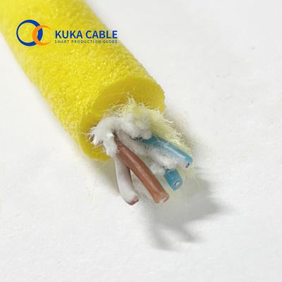 China Submersible rov 2x2x26awg Neutral Buoyant Lanyard Cable Underwater Umbilical Cord for sale