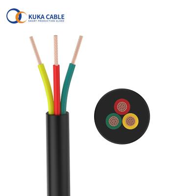 China 2mm 5mm Sheath Three Automotive Wiring Twin Core 6mm Round Automotive Cables for sale