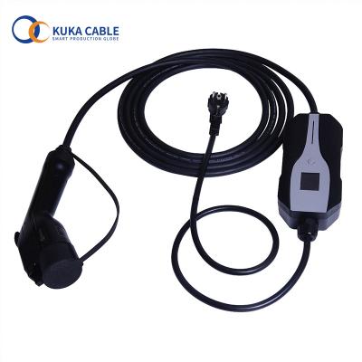 China New China-chic Adjustable Portable 32A EV Charger - 2 Type With CE Plug Electric Vehicle Car Charger for sale